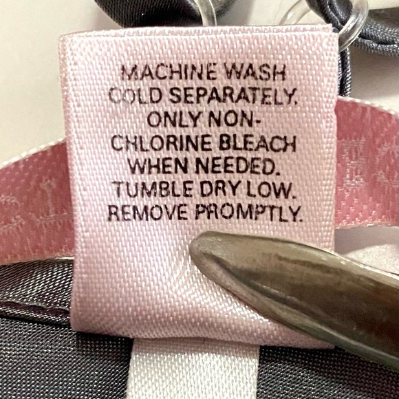 Victoria’s Secret Gray Sleepwear Nightie Slip Dress Large Spaghetti Straps Lace - Picture 8 of 11